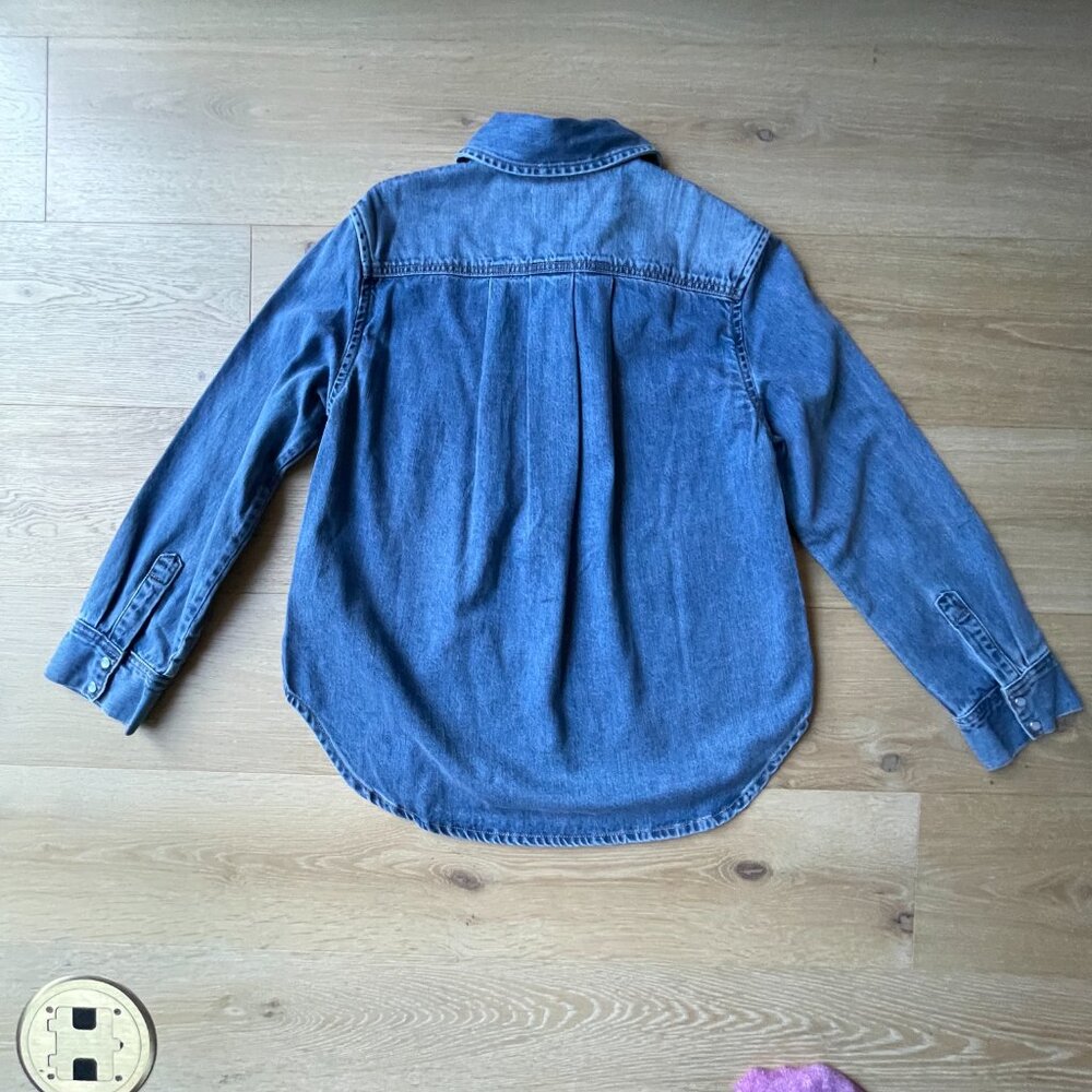 Reformation Blue Denim Button-Down Shirt - Picture 5 of 10